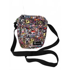Tokidoki Graphic Print Small Crossbody Bag Adjustable Strap  Zip Closure